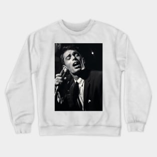 Superbe photo Jacques Brel - magnifique portrait (rare) Crewneck Sweatshirt